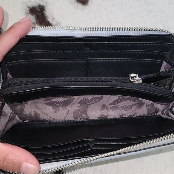 Rebecca Minkoff blue unicorn studded wallet - Picture 4 of 6